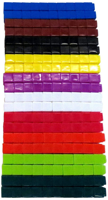 hand2mind Interlocking UniLink Cubes, Plastic Cubes for Early Math, Connecting Cubes for Kids Learning, Math Manipulatives, Counting Cubes for Kids Math, Preschool Classroom Supplies (Set of 500)