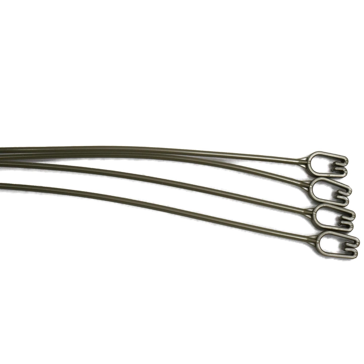 Replacement 4 Strand Plastic Hangers for 12" Hanging Baskets - Set of 5 (Olive Green)