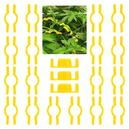 40 Pack LST Plant Training Clips – Durable & Reusable Stem Support for Low-Stress Training – Fits All Growth Stages