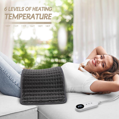 Heating Pad for Back Pain Relief, Gifts for Women, Mom, Men, Dad, Valentines Day, Mothers Day, Christmas, Heat Pads for Cramps, Shoulder, Waist, Abdomen, XL 12"x24" Heat Pad Machine Washable