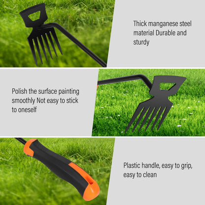 Darligame Weed Remover Tool,Portable Garden Weeder Tool,Gardening Weeding Tools,Manganese Steel Weeding Tools,for Hand Weeder for Vegetable Gardening Backyard Farm Planting & Uprooting Weeding Tool