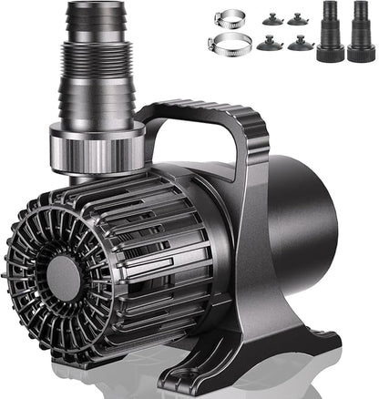 WaterRebirth (2200GPH-120W,UL listed) High Flow Large Fountain Submersible Water Pond Sump Pump Aquarium Electric Waterfall Pump Outdoor PS-2200