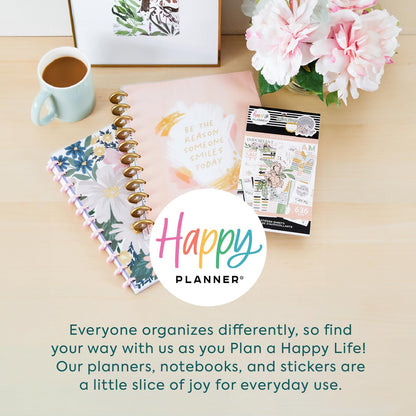 Happy Planner Blooming Romance 30-Sheet Classic-Size Sticker Pack for Wedding Planning