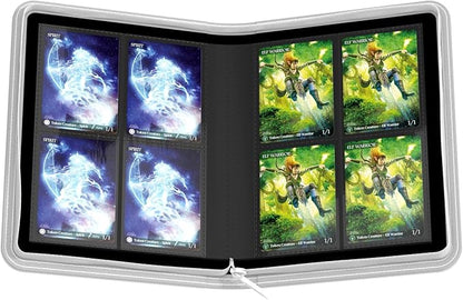 Ultimate Guard Zipfolio 160 - 8 Pocket Xenoskin White Display Album