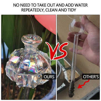 KGCCIZI Self Watering Planter Insert. Plant Watering Devices. Plant Watering Bulbs. 4-PCS Plant Watering Globes. Rainbow Colors Cactus Shape Self Watering Globes Medium Size. Plant Lover Gifts