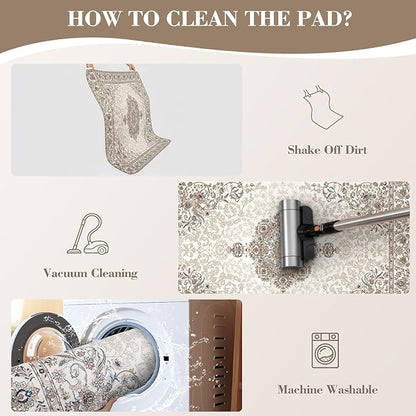 Dogcator Washable Pee Pads for Dogs, Reusable Dog Training Pads. 54''x72'' Super Absorbent Dog Rugs, Non-Slip and Leakproof Pee Mat for Dogs, Large Whelping Pads for Crates and Floors