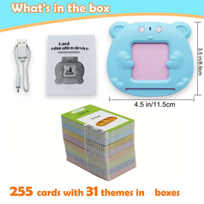 MAYAPHILOS 510 Words Italian and English Talking Flash Cards, Pocket Speech for Learn Italian, Italian Language Learning Audible Talking Flashcards Toddlers' Sensory Preschool Birthday Gifts