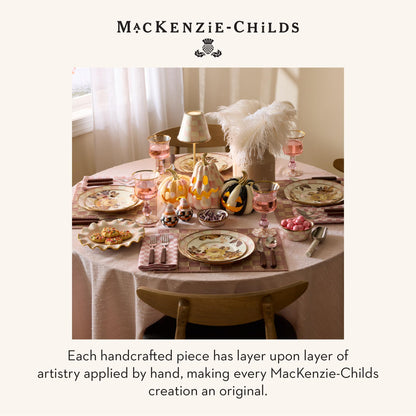 MACKENZIE-CHILDS Salt and Pepper Shaker Set, Ceramic Salt and Pepper Holders, Trick or Treat Happy Jack
