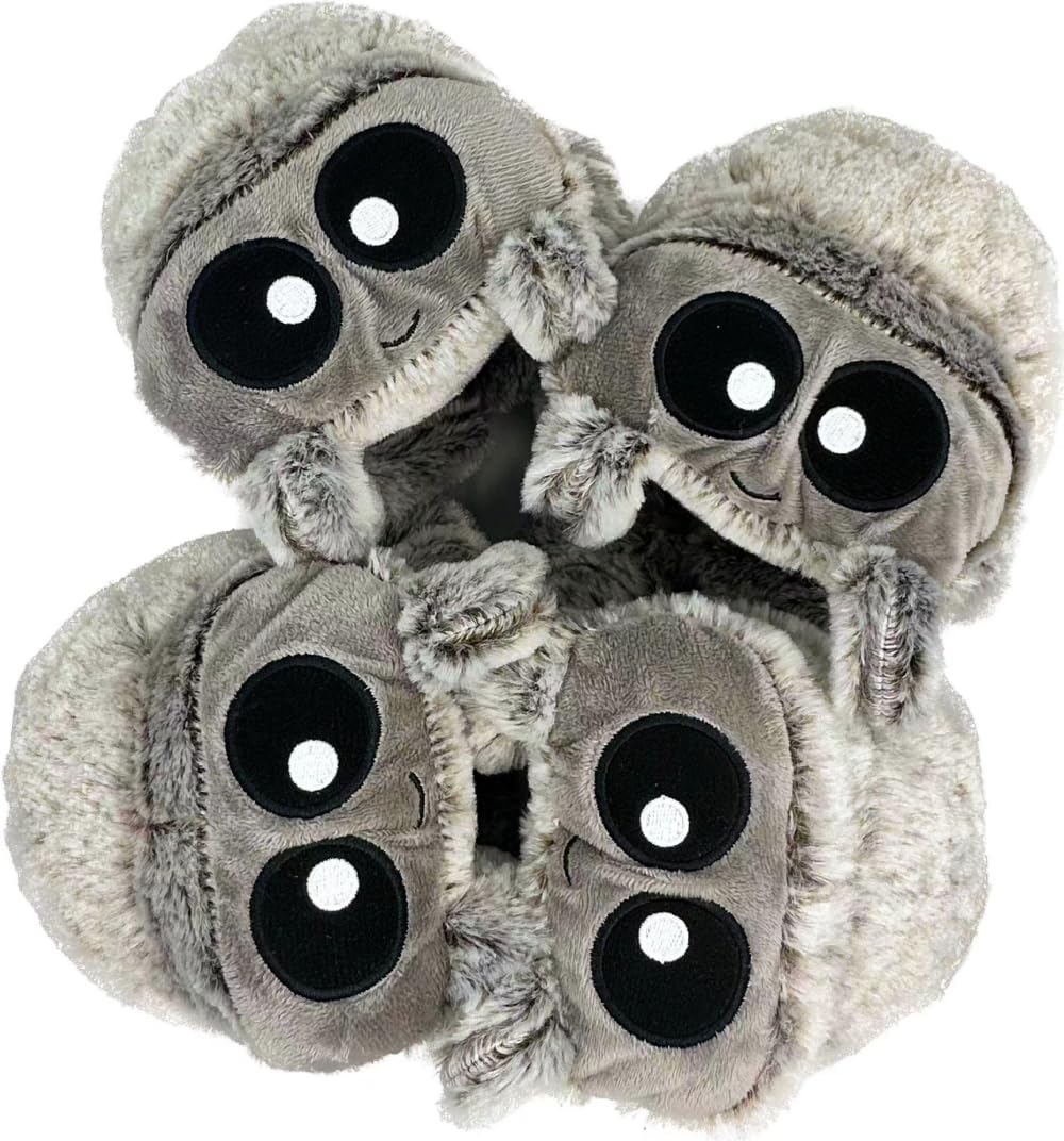 Gleec New Spider Plush Doll - Cute stuffed animal toy for Children, perfect as a for Halloween and Christmas, Brown