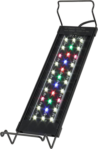 WaterRebirth Ultra-Slim Full Spectrum LED Aquarium Light with Adjustable Brackets,500LM 12W for 12Inch to 18Inch Fish Tank Lighting Fresh Water