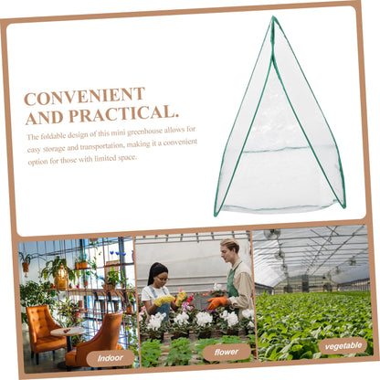 BAZEITFLOW Mini Garden Greenhouse Portable Foldable Plant Care Tent for and Small Plants Design for Spaces Weather-Resistant Growth Chamber for Use