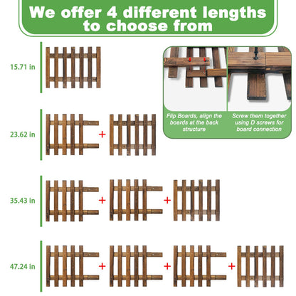 Mulctun 2 Pcs Wall Planters - 11.4"W X 15.7"H Wooden Wall Planters for Indoor Outdoor Plants,Hanging Wood Wall Trellis,Wall Mounted Plant Holder for Orchids,Succulent,Air Plants,Hanging Pots Display