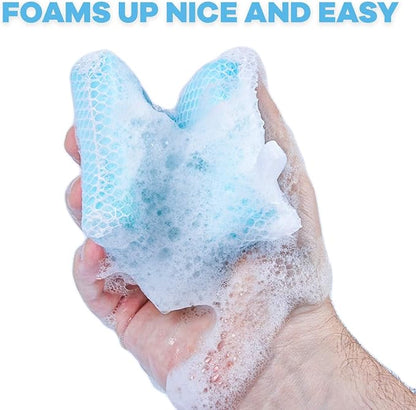 Non-Scratch, Gentle Mesh Dishwashing Sponge, Quick Dry, Odor-Resistant Dish Sponge, Gentle Cleaning for Kitchen, Dishes, Household Cleaning, Stainless Steel & Non-Stick Pans (Pack of 6)