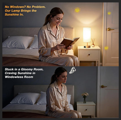 Dicoool Light Therapy Lamp 10000 Lux - Full Spectrum Sunlight Lamp, Happy Light for Seasonal Mood Boost - CRI 96+ Sun Lamp for Windowless Office, Reading, Shift Workers - Remote & Timer