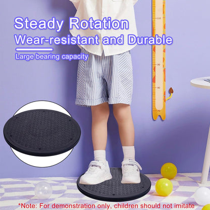2 Pcs (10 Inch) Lazy Susan Turntable Organizer, Eichzer Premium Heavy Duty Rotating Swivel Stand with Steel Ball Bearings for Model/Rotating Plants/Crafts Stand/TV/Monitor/Laptop (360˚ Rotation)