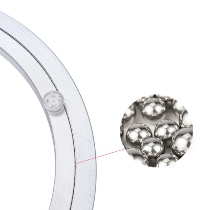 Dailydanny Aluminum Heavy Duty Lazy Susan Rotating Turntable Bearing Swivel Plate Hardware for Dining-Table (8 inch)