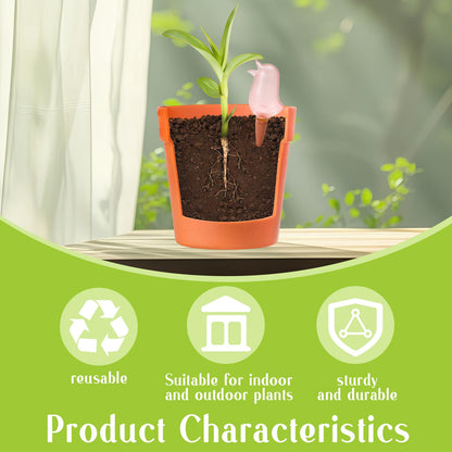 6 Pcs Self Watering Spikes, Indoor Plant Globes - Automatic Irrigation System