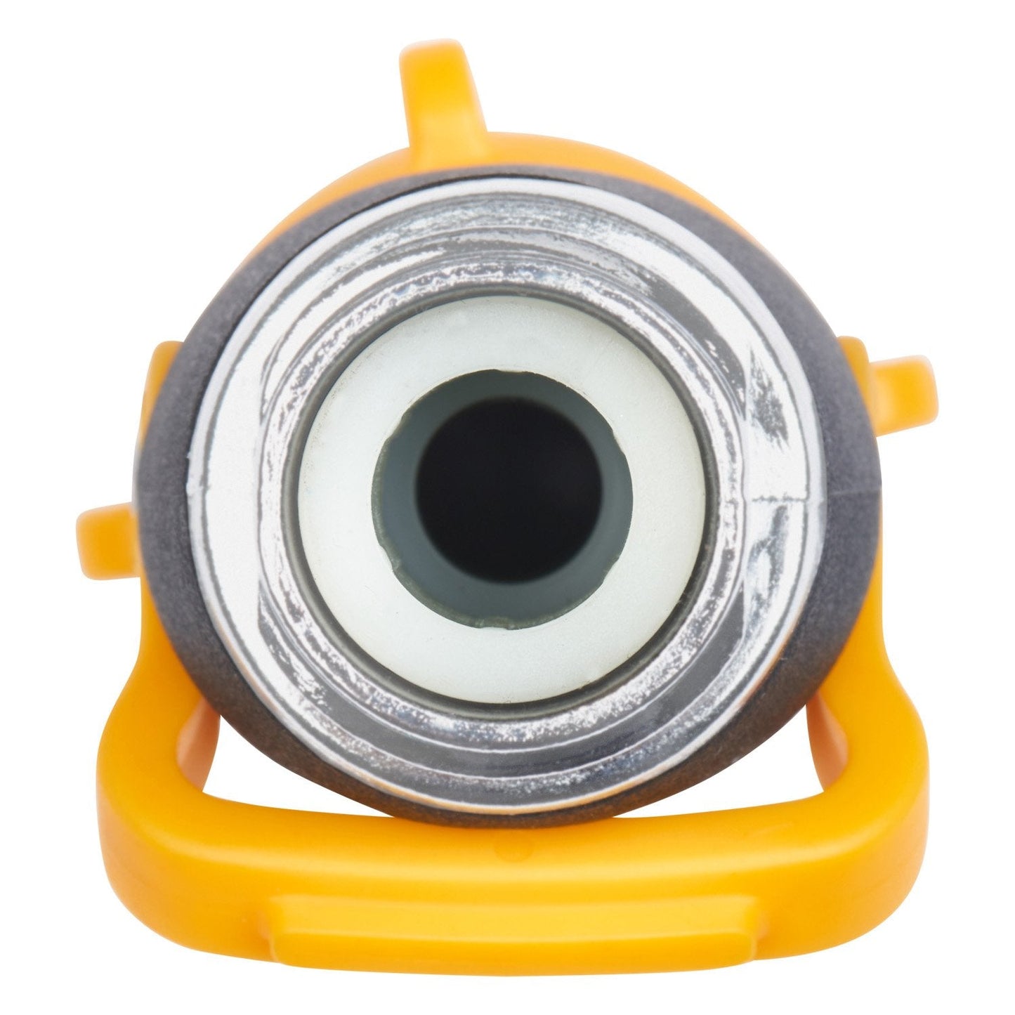 Melnor 65171AMZ Lever Flow Through Valve Connector Bundle, Yellow, Black, Grey, 1 Count (Pack of 2)