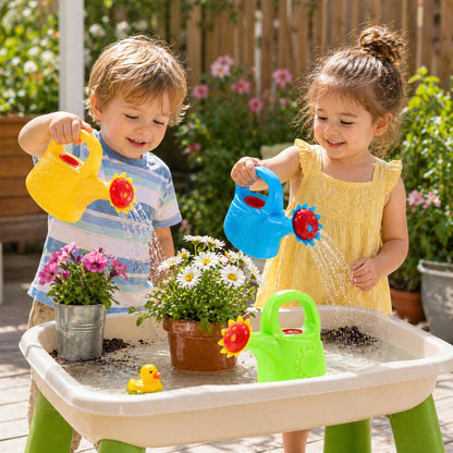 STOBOK 3Pcs Kids Watering Can, Chicken Watering Cans Bath Toy Kids Gardening Outdoor Toys Water Play Set for Toddlers (Random Color)