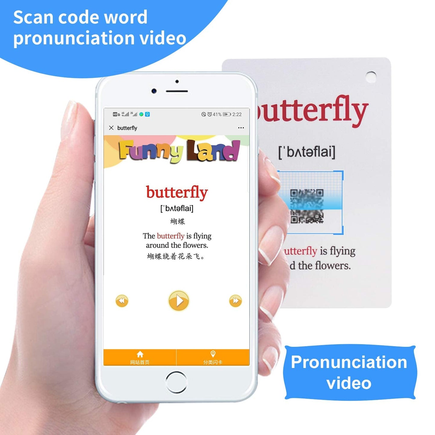Zwttey Wild/Farm/Sea Animals Body Parts Learning English Flash Cards Kids Montessori Toys Baby Cards Child Pocket Card Pre-Kindergarten