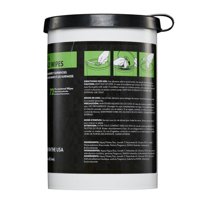 NatureGrit Hand & Surface Wipes: Heavy Duty Grease & Grime Removal, Degreaser Wipes for Mechanics, Workshop Use (1)