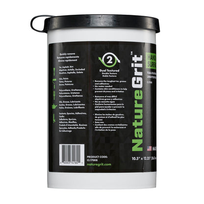 NatureGrit Hand & Surface Wipes: Heavy Duty Grease & Grime Removal, Degreaser Wipes for Mechanics, Workshop Use (1)