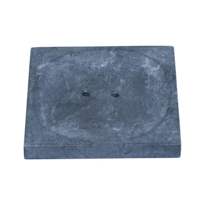 Crocon Marble Dish Holder Solid Design Soap Dish Bar Soap Holder for Bathroom, Kitchen and Countertops Luxury Decorative Accessory Box Soap Tray Size : (4.5 X 4.5 Inch)
