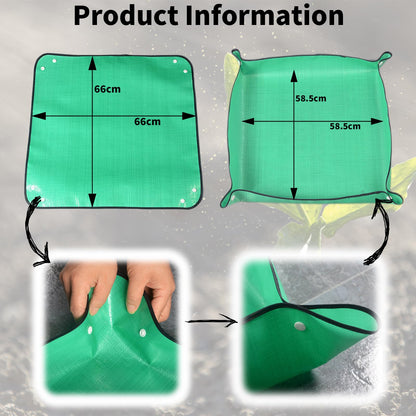 2026 Upgraded All-in-One Gardening Tool Kit: Thickened Repotting Mat, 12-Hole Punch Tools, Handheld Seed Planter & Spreader, 10 Pcs for Precise Sowing Indoor/Outdoor Ideal Gift for Planting Enthusiast