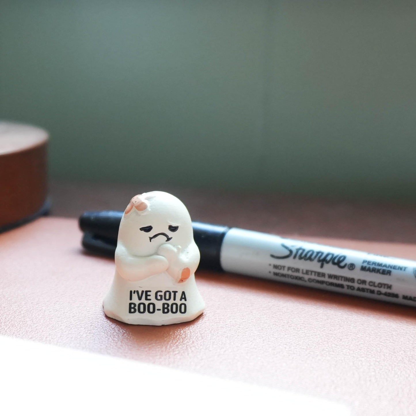 GOOFBALLS Mini Figurines Set – Funny Novelty 3D Character Figures (Set of 6), Hand-Painted Resin Tiny Desk Decor & Gag Gifts - Ghosts