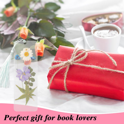 326Pcs Pressed Flower Bookmark Making Kit, DIY Bookmark Kit for Book Lover