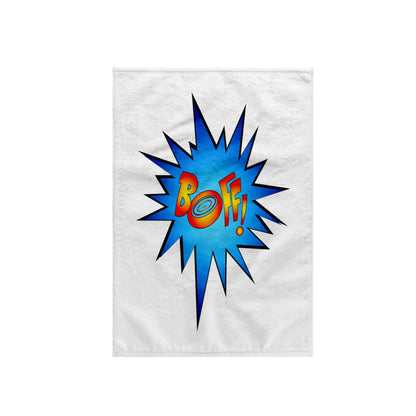 3D Rose TWL_238614_1 Superhero Fight Comic Boff Towel, 15" x 22"
