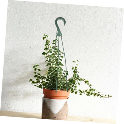 Mikikit 5pcs Hanging Flower Pot Hooks Lightweight Planter Hanger for Garden Home Use for Shelves Balconies and Terraces Versatile Plant Holder for Indoor and Outdoor Decor