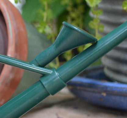 Haws Handy Plastic Watering Can, Mini Water Can for Indoor Plants, Succulents and Flowers, Green, 1 Pint