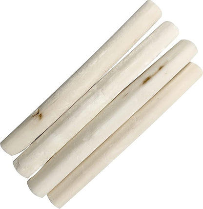 by M&M 5509 Skinny Sola Logs Pk4 - Handcut Air Dried Natural Sola Wood Sticks, Easy for Birds to Chew and Shred, Lightweight, Break by Hand, Delight for Small Size Pets