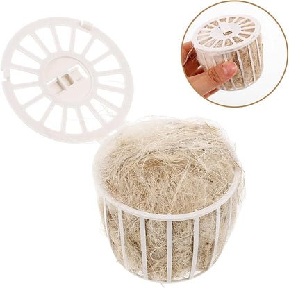 balacoo Bird Nesting Material with Basket Natural Jute and Cotton Bedding for Small Birds Parakeets Canaries Cockatiels Soft Comfortable Nesting Supplies for Garden and Home