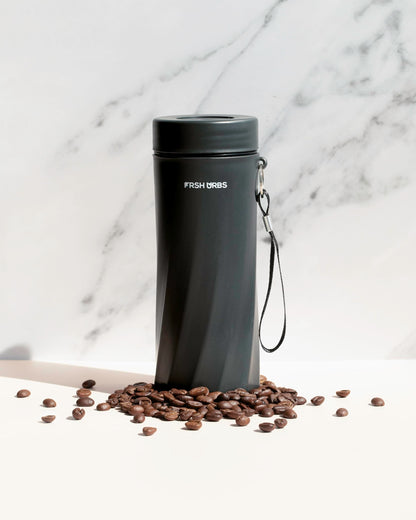 FRSH URBS Air Tight Storage Container, 500ML, Black, with Humidity Packs