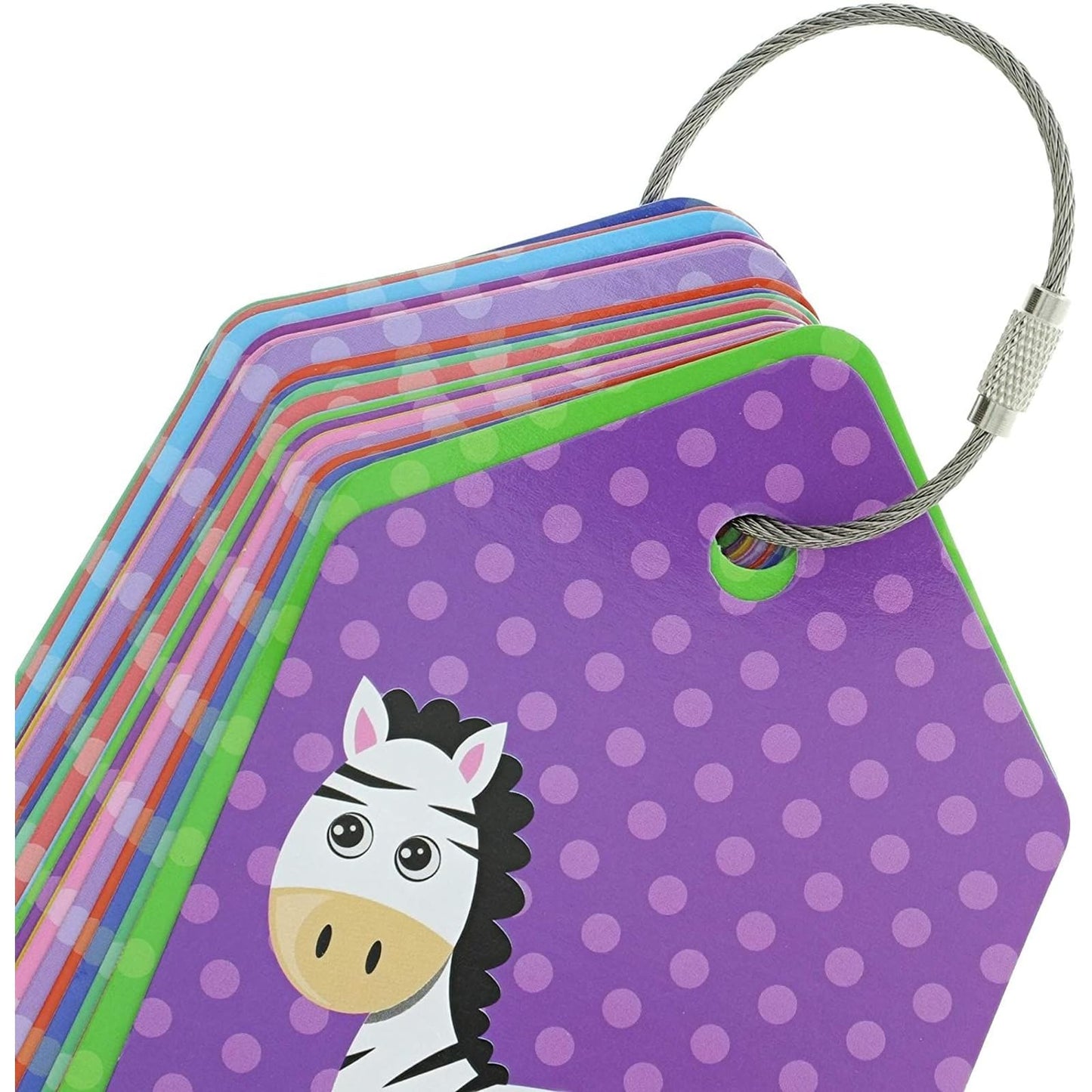 Laminated Number Flash Cards - Ring-Bound Alphabet & Number Set - Portable Toddler Flash Cards - Interactive Preschool Learning Activities - Multicolor, 3-Pack, 78 Count