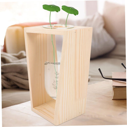 balacoo Test Tube Vase Rack Hydroponic Plant Terrarium for Home Decor Glass Container for Water Plants Creative Nordic Design for Elegant Spaces