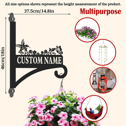 Kotagi Custom Plant Hanger Hook Housewarming Gifts | Personalized Brackets for Hanging Plants | Rust-Resistant Flower Pot Hangers | Gifts for Grandparents Plant Lovers