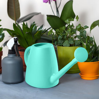 ZXJ Grip Plant Watering Cans for Indoor and Outdoor Home Garden Plants - with Long Spout - SkyBlue - 1/2 Gallon
