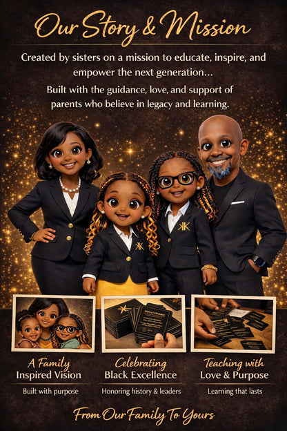 Kolorful Kultures American History Flash/Trivia Cards - Black Leaders, Vol. 1 - Educational Flashcards for Learning