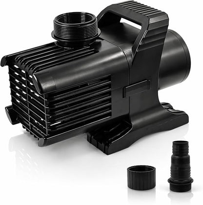 HALF OFF PONDS Submersible Water Pump, 14,800 GPH Pond Pump with 200FT Power Cord and 35.5FT Max Head, 1,100W Ultra Quiet Energy Efficient Pump for Koi Pond, Fountain, Waterfall, Water Garden, Skimmer
