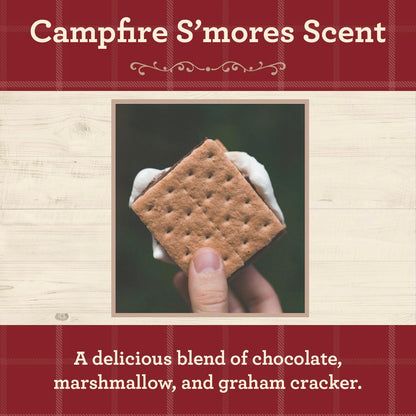 Our Own Candle Company Campfire S’Mores Scented Candle, Mason Jar, 13oz, Long Lasting 100 Hour Burn, Fall & Holiday Gift
