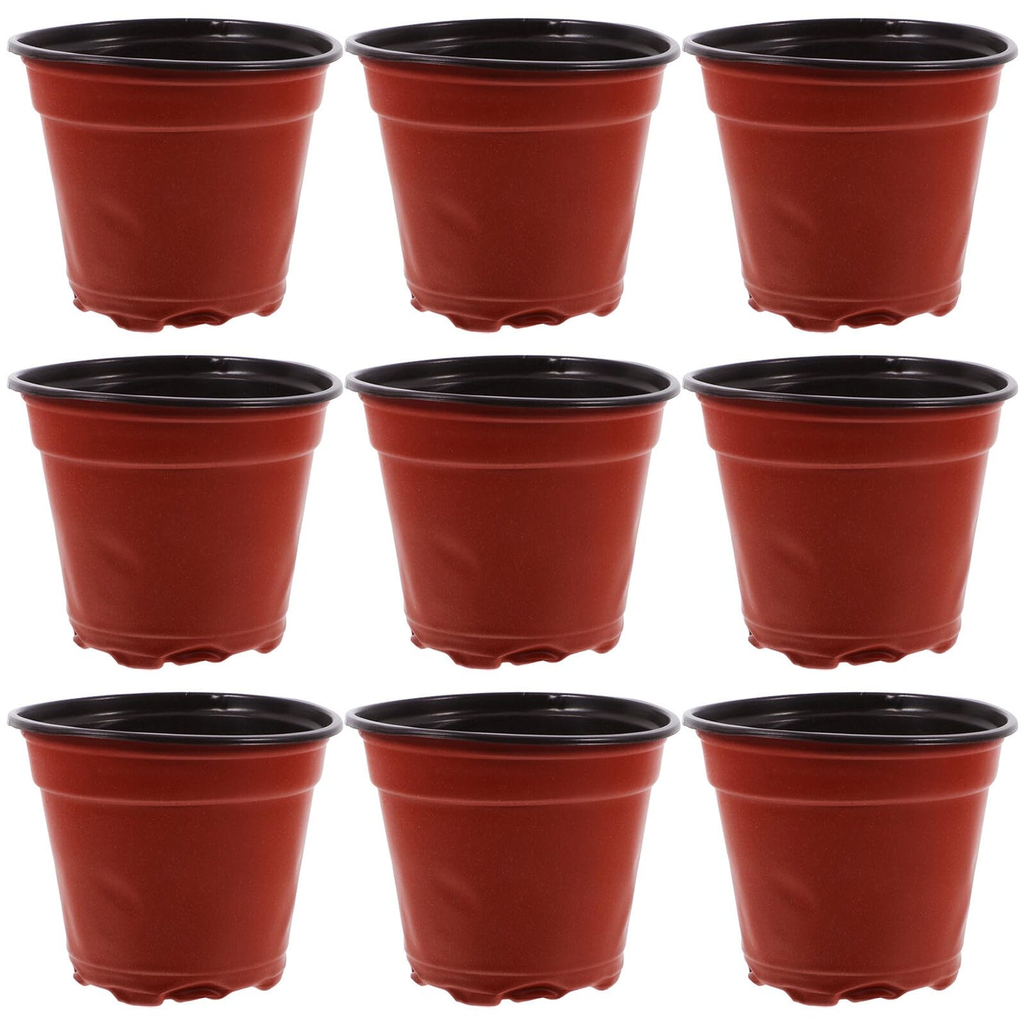 NUOBESTY 100pcs Plastic Nursery Cups Grow Pots Indoor Seedling Containers Thickened Nutrient Plant Containers for Strawberry Propagation and Flower Breeding