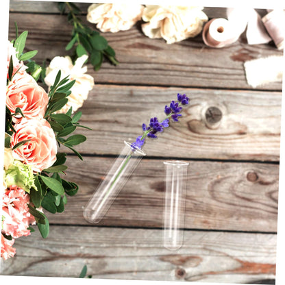 Toddmomy 5pcs Glass Test Tube Vase for Air Plants Live Houseplants Propagation Station Terrarium Plants