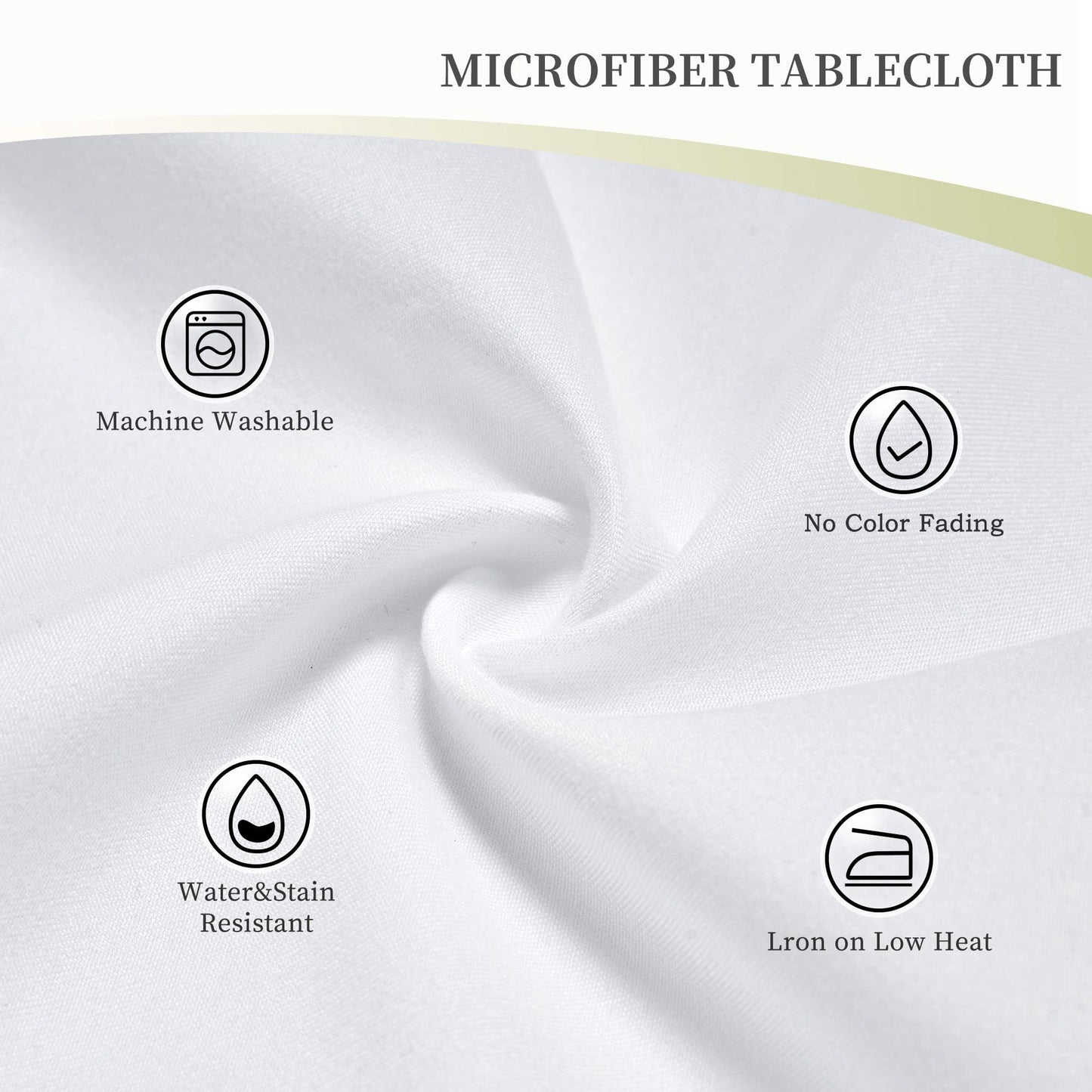 Ecixzyo Halloween Round Tablecloth 60 Inch Polyester Washable Table Cover Home Decor for Kitchen Dining Party Picnic
