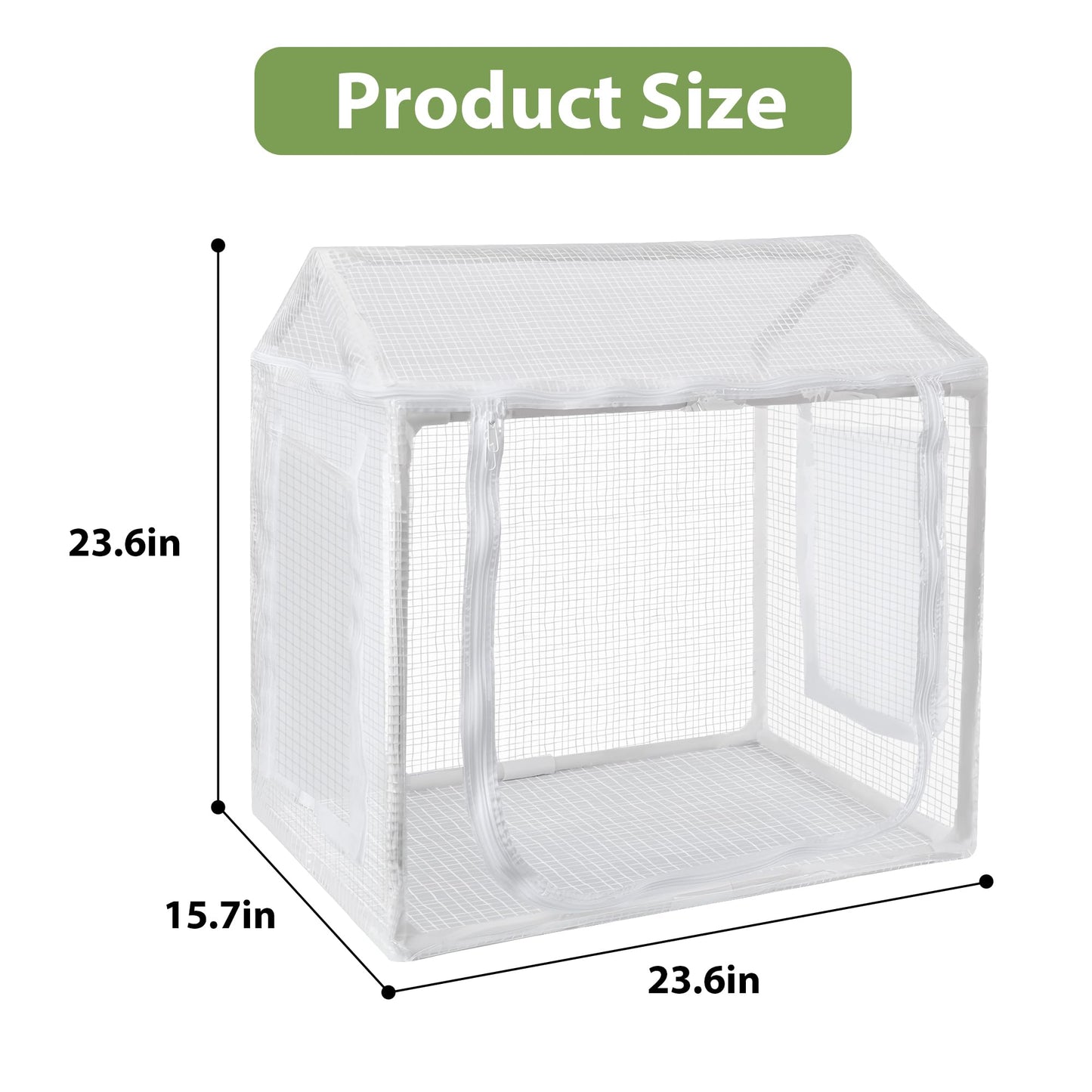Mini Greenhouse for Indoor Plants, Fully Enclosed Mini Indoor Greenhouse with Top Opening, Waterproof Small Indoor Greenhouse for Nursery & Germination