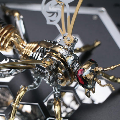 3D Metal Puzzles for Adults Mechanical Wasp Model Kits Building Blocks the Northern Giant Hornet Difficult DIY Assembly for Men