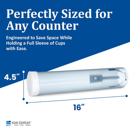 San Jamar Cup Dispenser C3165FBL - 1 Each