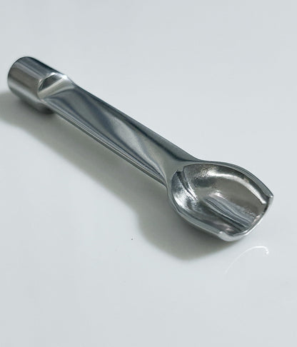 Mini Stainless Steel Scoop and Tamp Tool for Dry Herbs Spices Powder Salt Glitter by Brocoli